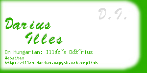 darius illes business card
